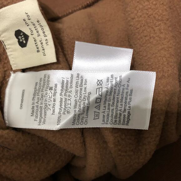 Madewell Men's Sweatshirt Size 2XL Brown‎ 1/4 Button Long Sleeve Pullover NWT - Picture 9 of 12